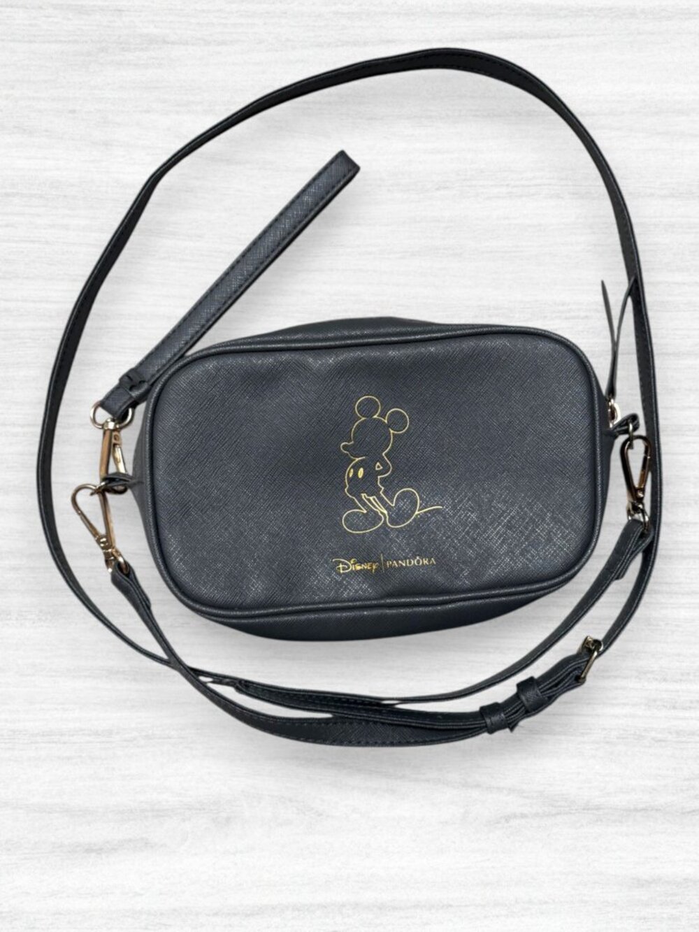 Disney Pandora Mickey Mouse 90th Anniversary 2018 Crossbody Wristlet Bag Strap